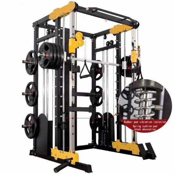 Best All In One Squat Weight Lifting Rack Home GYM Tarining Smith Machine - Image 3